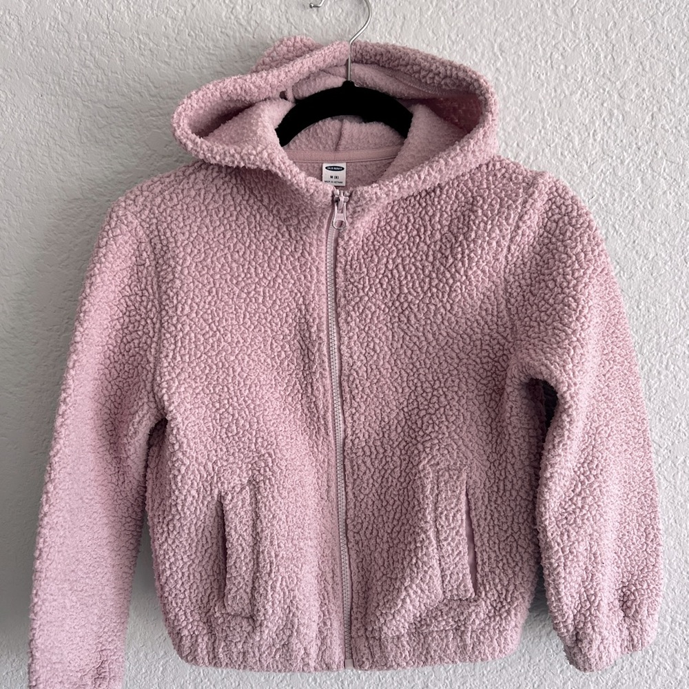 EUC Dusty Pink Sherpa Jacket.